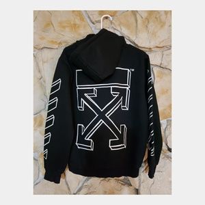 Off-White Diagonals Hoodie Size L UA